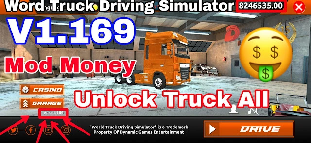 Word Truck Driving Simulator v1.169  Money Apk - thumbnail