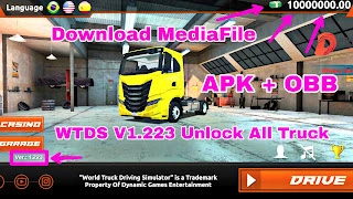 Word Truck Driving Simulator v1.223  APK + OBB Unlock All Truck - thumbnail
