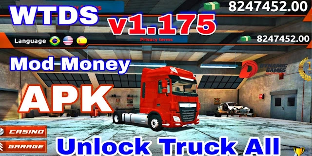 World Truck Driving Simulator v1.175  Money Unlock All Truck - thumbnail